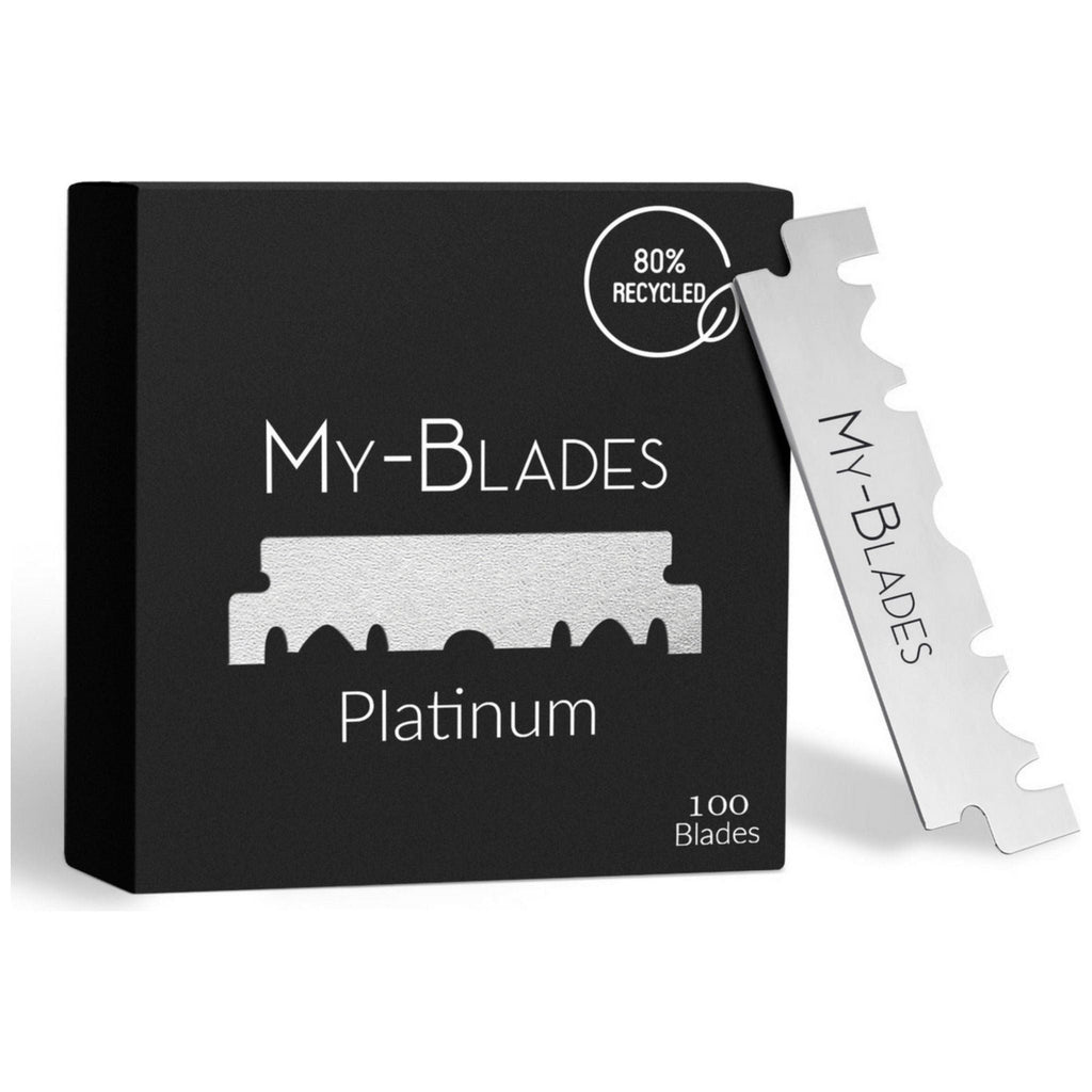 My-Blades Platinum brisqe me një teh 100 copë