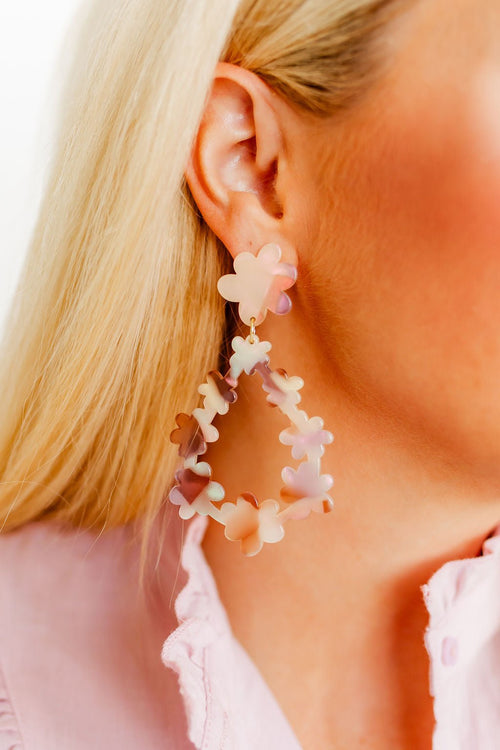 Bianca Statement Earrings - Lavender Honey