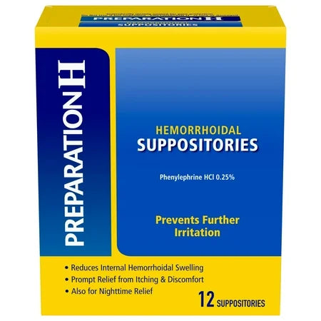 Preparation H Hämorrhoidalsuppositorien - 12 Stück