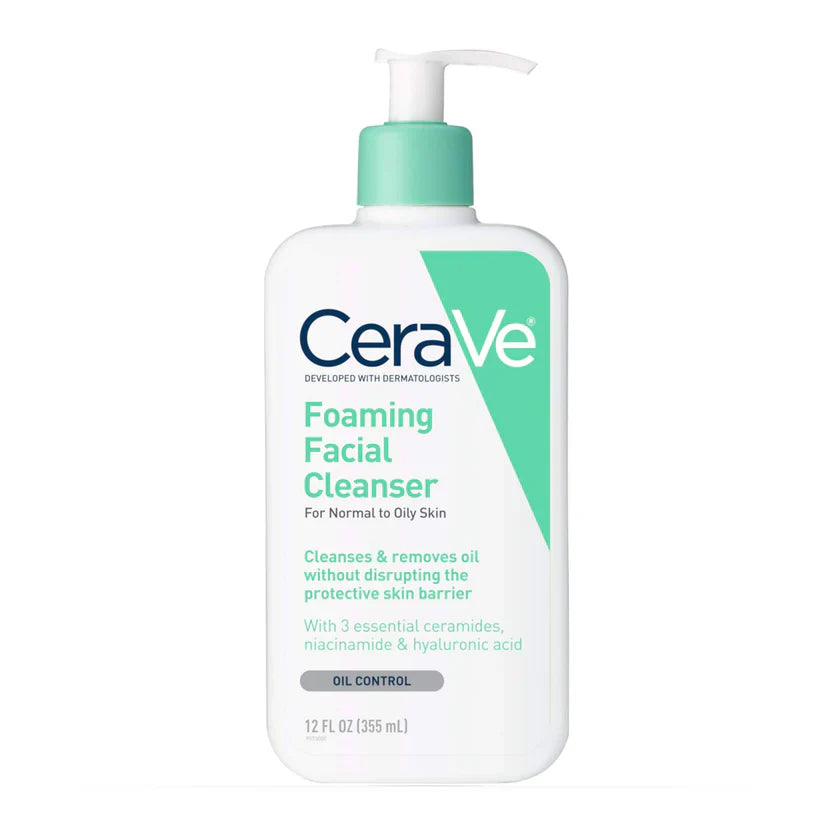 CeraVe Shkumës Pastrues Për Fytyrën, Lëng, 355 ml