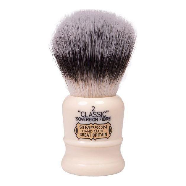 Furçë rroje Simpson Classic 2 Sovereign Grade me fibër sintetike