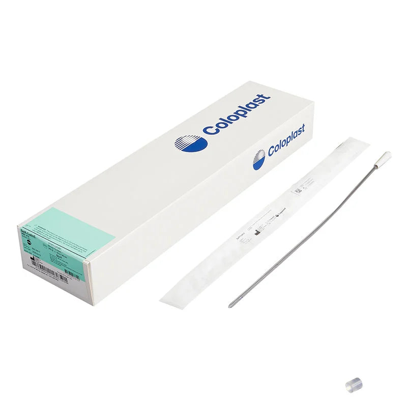 Coloplast Self-Cath Katheter mit gerader Spitze für Frauen/Männer – 12Ch, 40 cm, 30 Stück