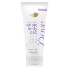 Krem deodorant Dove, për të gjithë trupin, balancues i pH, kokos dhe vanilje 75 ml