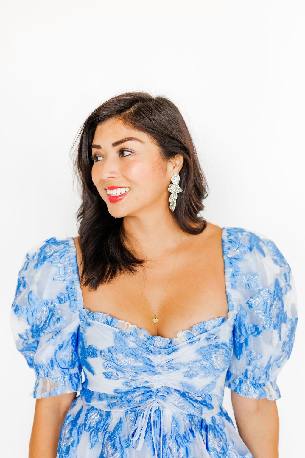 Electra Statement Earrings - Silver
