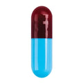 Empty Hard Gelatin Capsules, Coni-Snap®, #3, Maroon Body / Blue Cap (PK/1000)