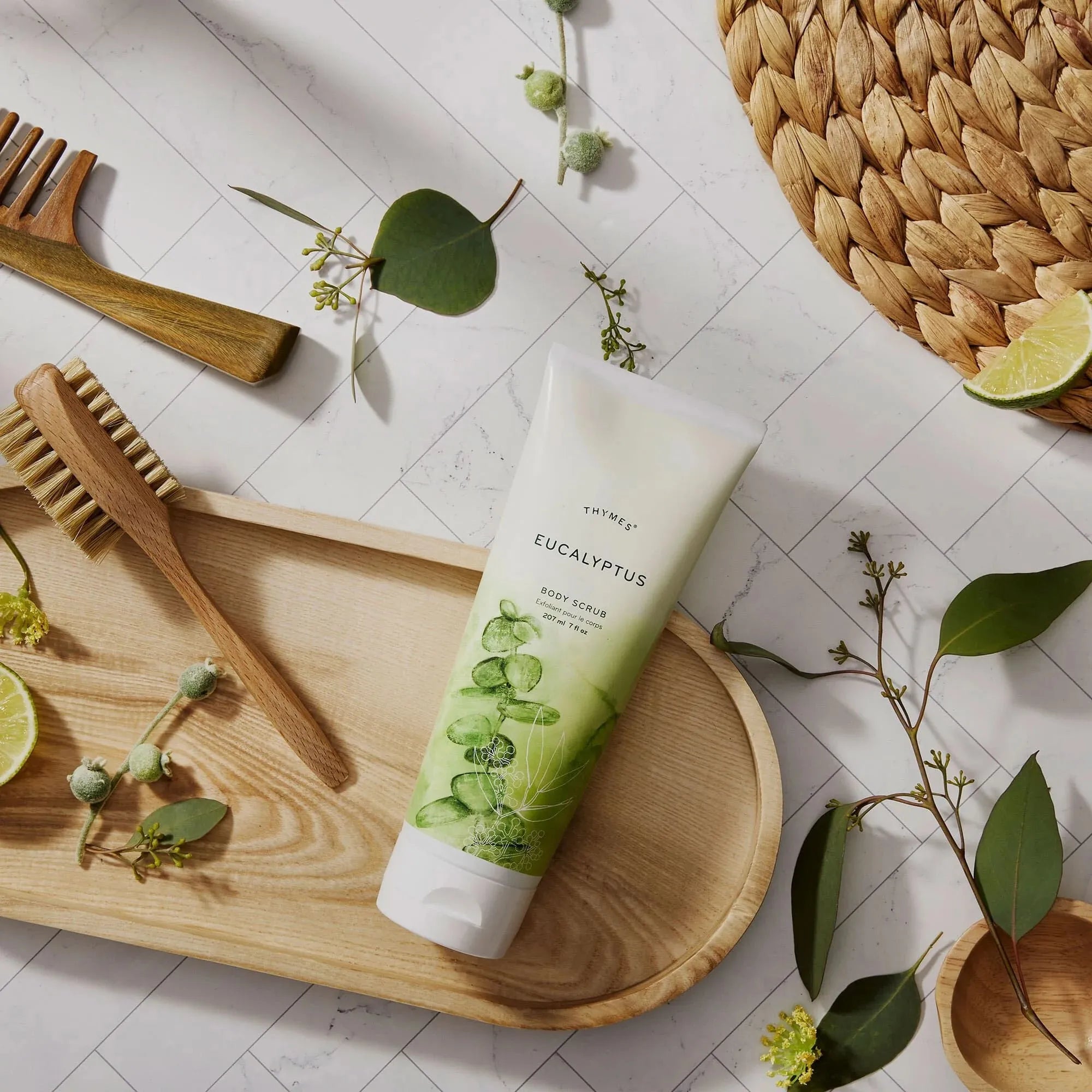 Thymes Eucalyptus Körperpeeling 7 Oz