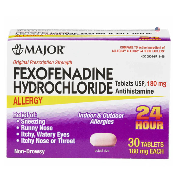 Fexofenadin HCl 180 mg Tabletten (30 Stück)