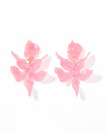 Flora Statement Earrings - Ballet Slipper