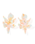 Flora Statement Earrings - Rainbow Sherbert