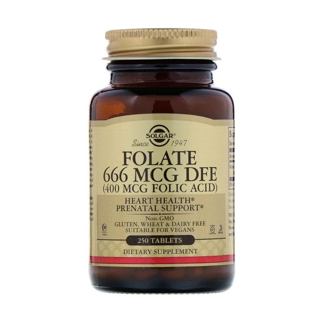 Solgar Folat Acidi Folik 400 mcg 250 Tableta