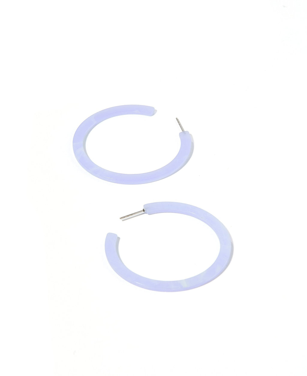 Holly Medium Hoop Earrings - Lavender Haze