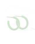 Holly Mini Hoop Earrings - Spearmint Green