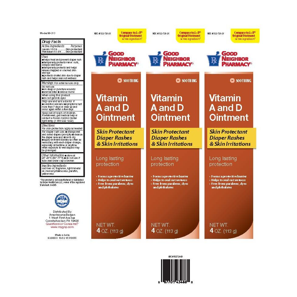 GNP Vitamin A & D Salbe, 4 oz Tube