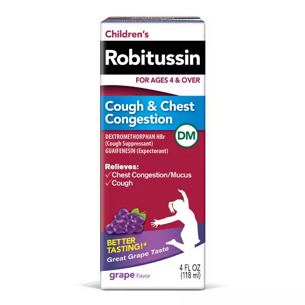 Children's Robitussin Husten- & Erkältungslinderung, Alkoholfrei 3 Oz