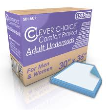 Pads Mbrojtëse për Të Rritur Clever Choice Comfort Protect 30" x 36" Paketim me 25 Copë