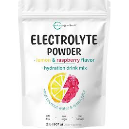 Feuchtigkeitsspendendes Elektrolytpulver