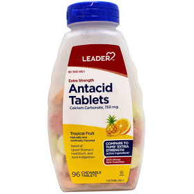 Leader® Antiacid Ekstra i Fortë – Fruta Tropikale (750 mg)