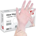 Vinyl-Untersuchungshandschuhe – Größe S (Transparent)