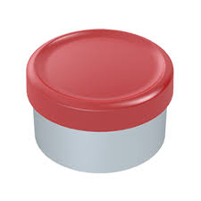 ALUMINIUM-FLIP-OFF-SIEGEL, 13MM, OBERSEITE UNBEDRUCKT, ROT, 1000 STÜCK.