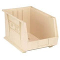 18" x 8.25" x 7" Stapel- und Hängeaufbewahrungsbox, Elfenbein (6er-Pack)