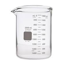 PYREX® 2000 ml Dickwandiges Glasbecherglas