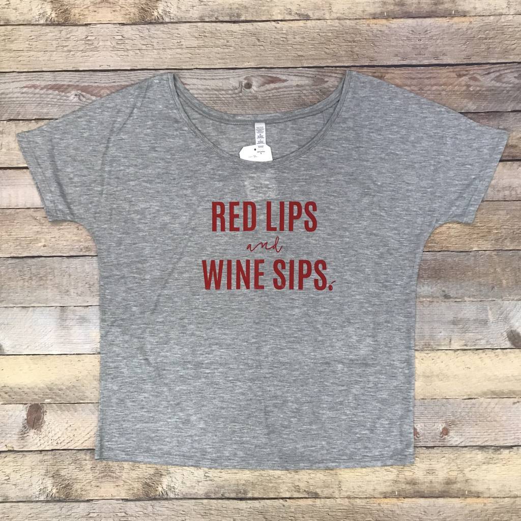 Red Lips & Wine Sips