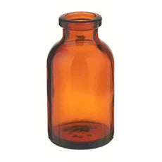 30 ml sterile Braunglasfläschchen, 20 mm Bördelrand (50er-Pack)