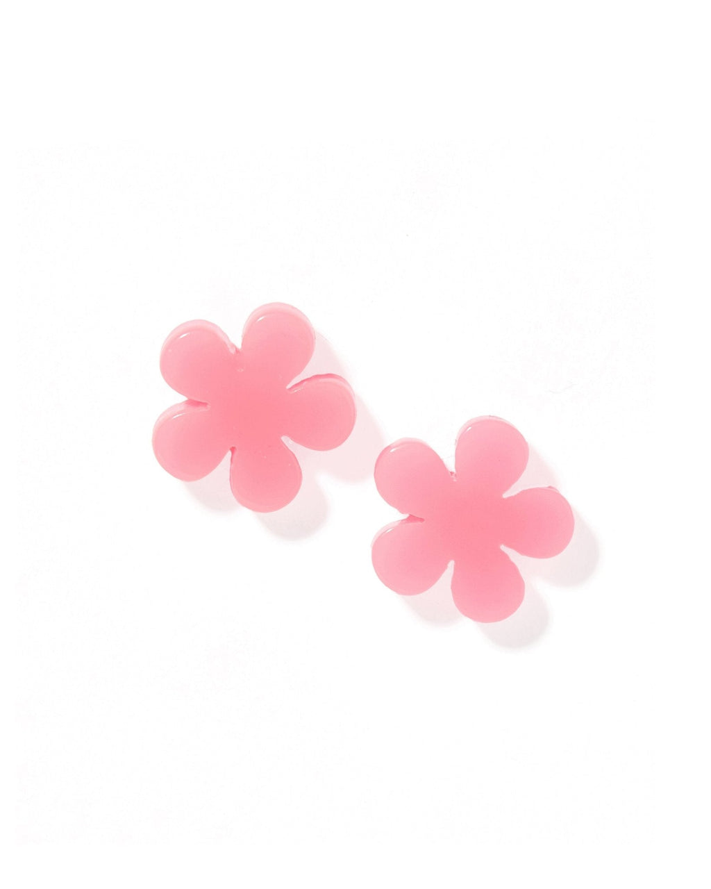 Jenna Stud Earrings - Flower Coral