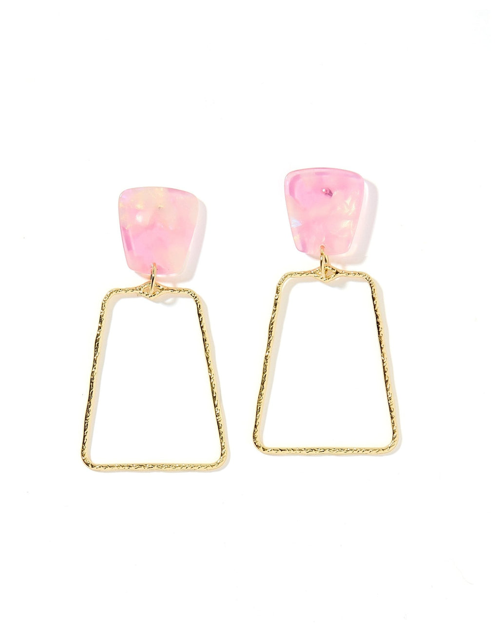 Kaelyn Statement Earrings - Rose Water