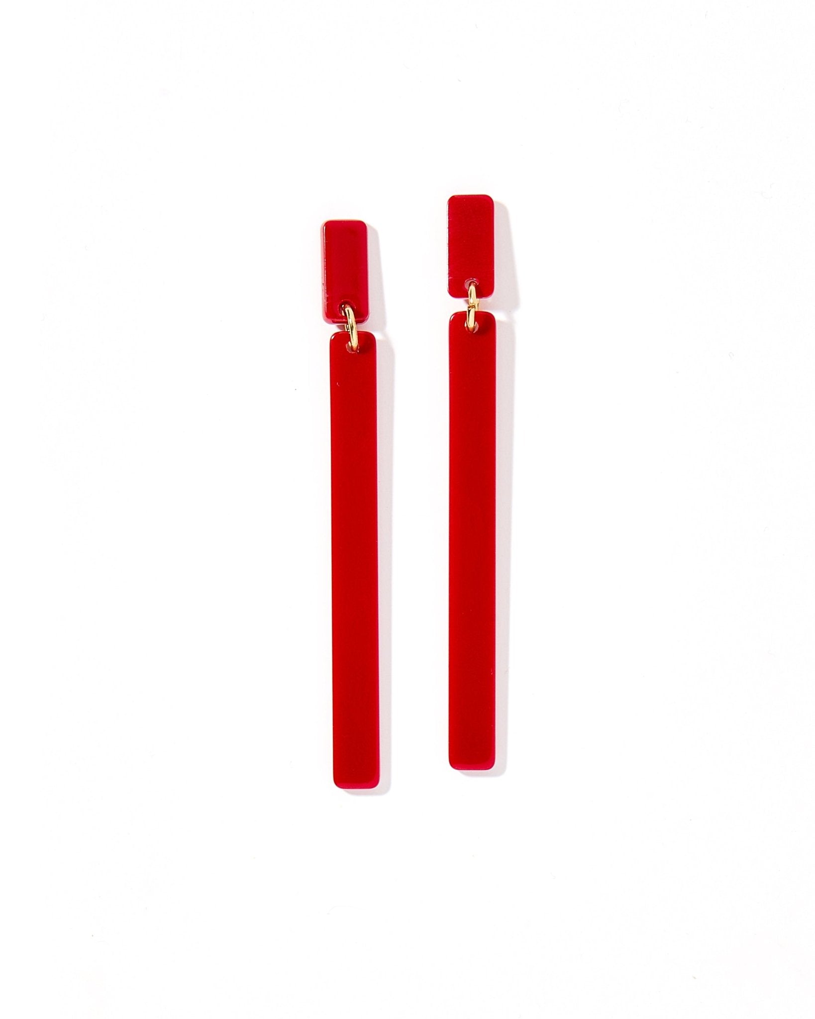 Keli Statement Earrings - Mulberry