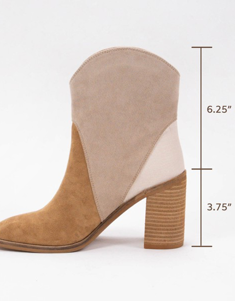 Kendall Tri-Tone Bootie
