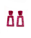 Kennedy Statement Earrings - Pinot Noir