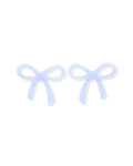 Kylie Bow Earrings - Lavender Haze