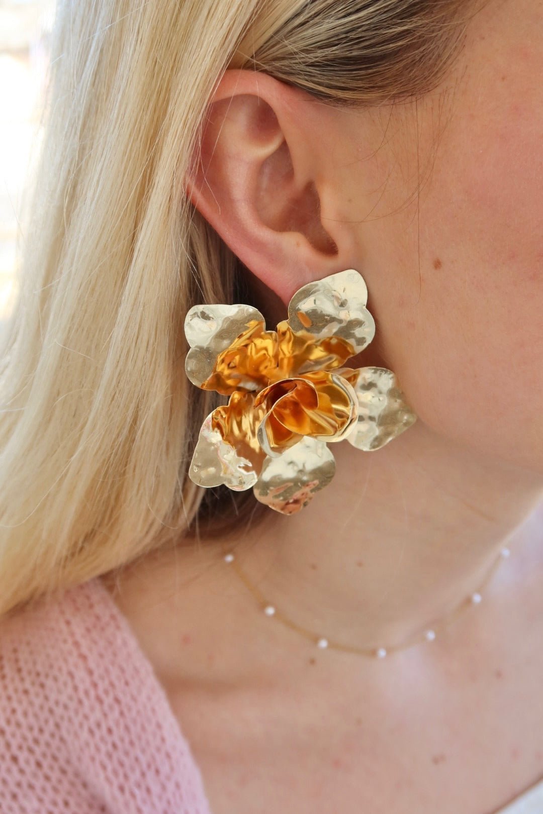 Maxine Statement Earrings - Gold