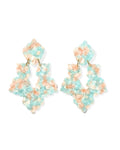 Michelle Statement Earrings - Mint Shell