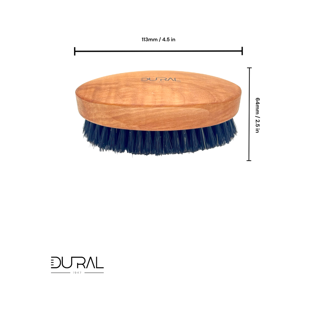 Furçë XL dural me dru dardhe dhe qime natyrale për mjekër