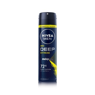 NIVEA MEN Deep Sport MaxxTech 72h Anti-Transpirant Spray, 150ml
