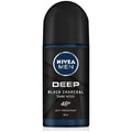 Nivea Deep Black Carbon Dark Wood Roll On Antiperspirant Për Meshkuj 48 Orë 50 Ml