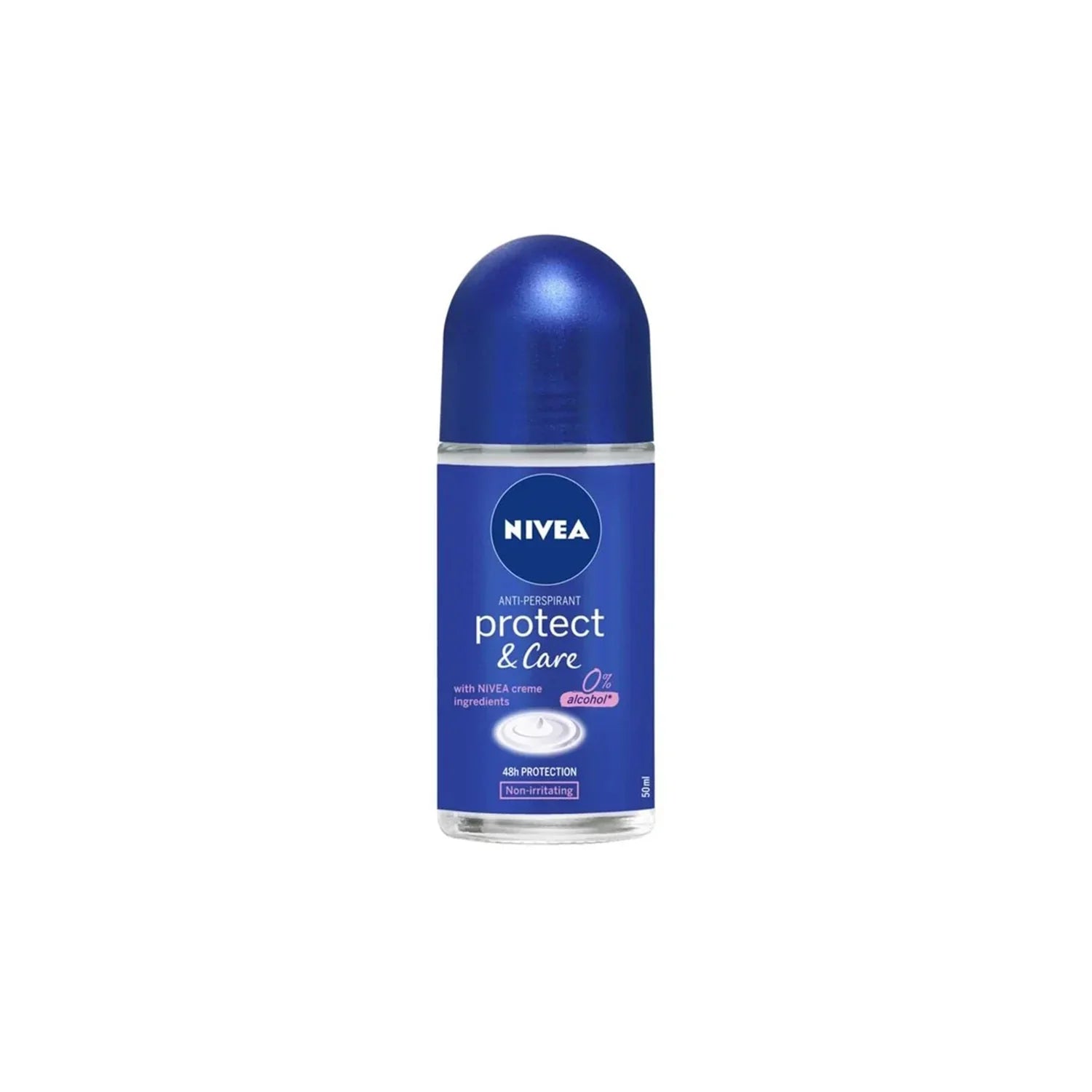 Nivea Protect & Care 48H 0% Alkool Antiperspirant Roll-On Deodorant 50ml