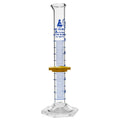 Messzylinder, Klasse A, geeicht, mit Ausgießer und Sechskantfuß, 10 ml