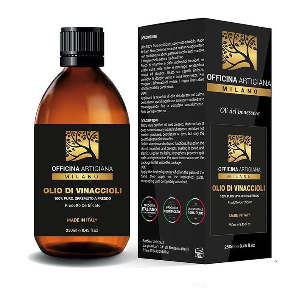 Vaj i Pastër me Farë Rrushi i Çertifikuar Officina Artigiana 250ml