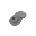 13 mm graue Chlorbutyl-Schnappkappen für Fläschchen (1.000 Stück pro Packung)