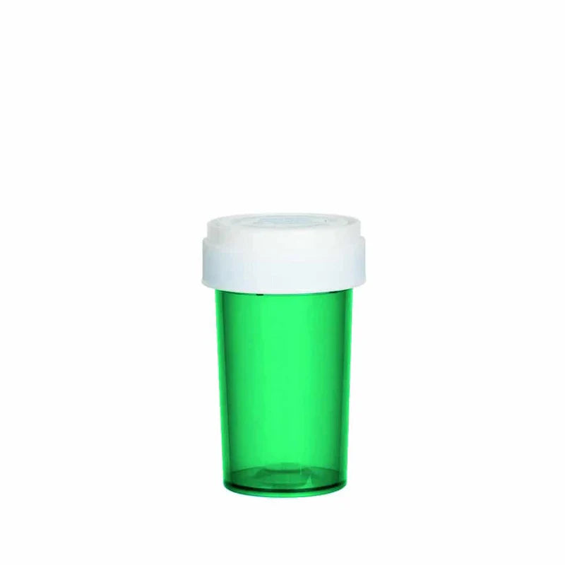1-Clic Clear Vu grüne Plastikfläschchen 16 Dram 170 Stück