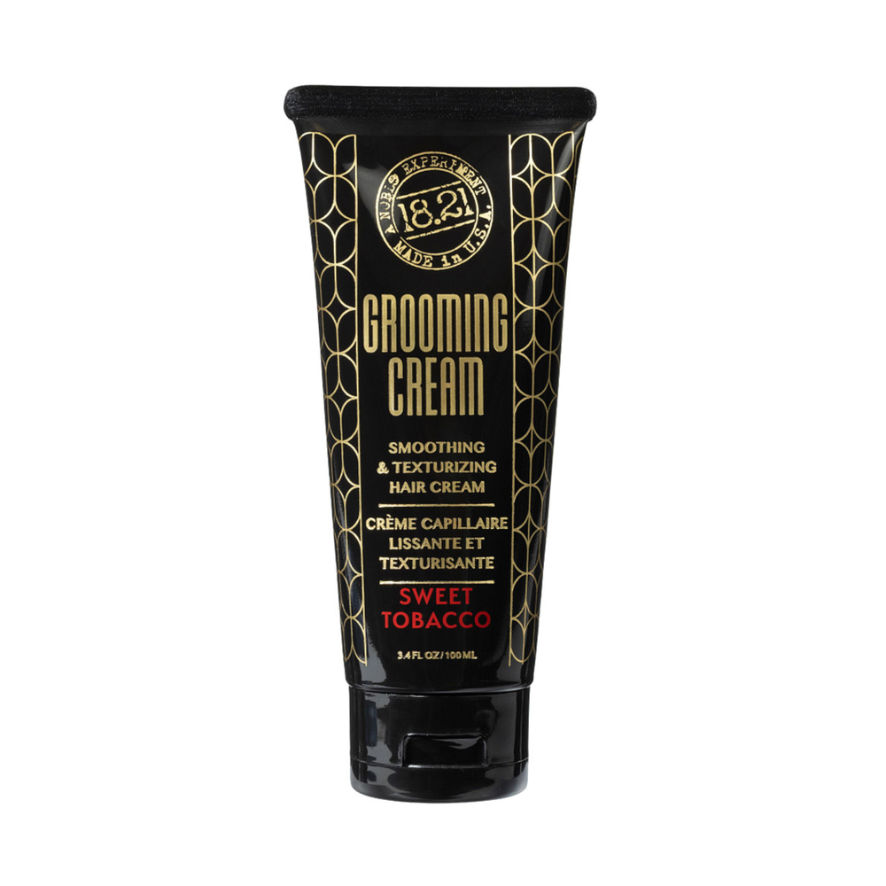 18.21 Sweet Tobacco glättende und texturgebende Haarcreme 3,4 oz