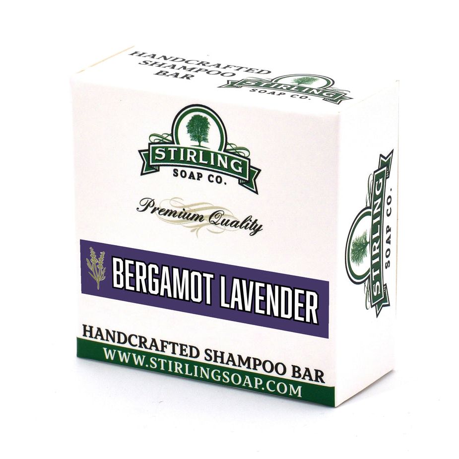 Stirling Soap Co. Bergamot Lavender Shampoo Bar 108g