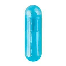 Capsugel Coni-Snap Hartgelatinekapseln | Größe #1 | Aquablau/Aquablau (1.000 Stück)