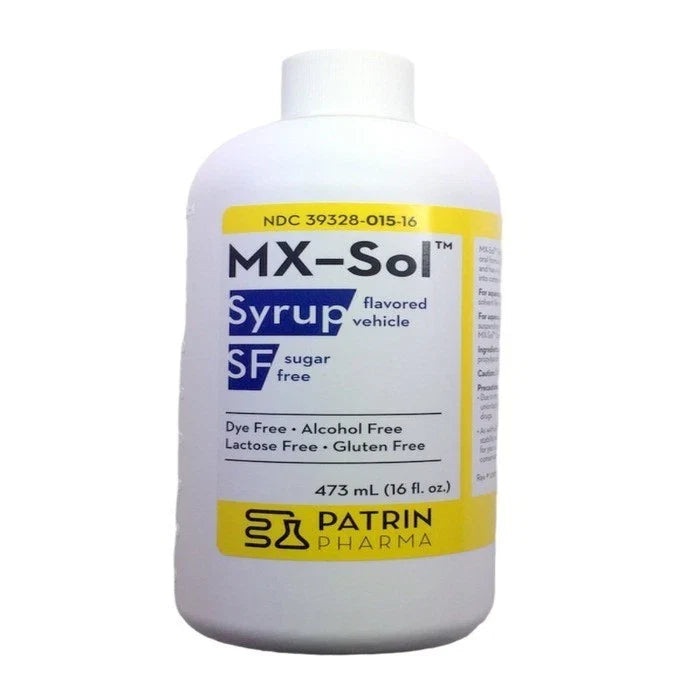 Mx-Sol Sirup 16 oz, milchfrei, alkoholfrei, glutenfrei