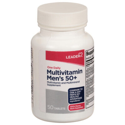 LEADER(TM) MULTIVITAMIN PËR BURRA 50+ TABLETA 50 KOPJE (KRAHASOHET ME NJË NË DITË)