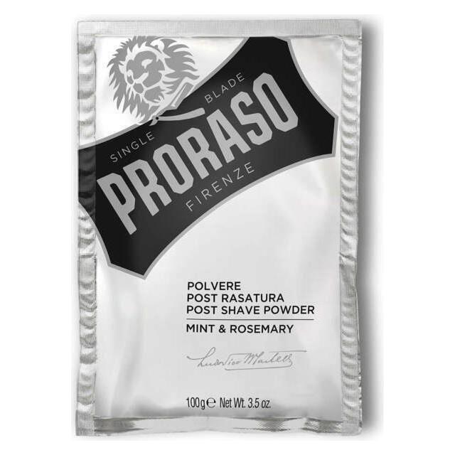 Pudër pas rroje klasike Proraso Mint & Rosemary 100g