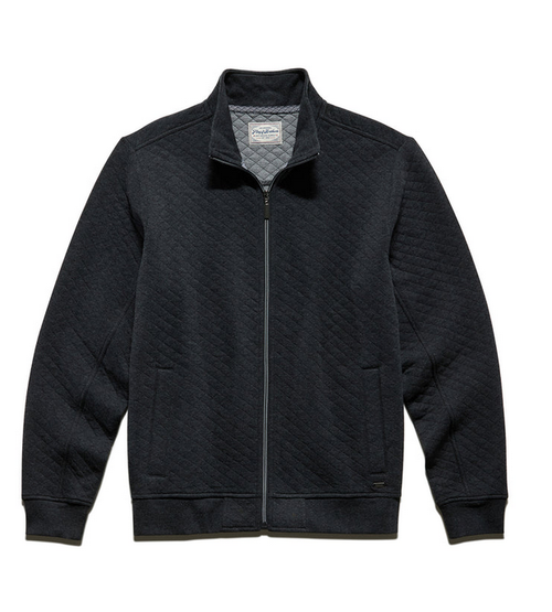Alloway Quilted Full Zip Jacket - Charcoal